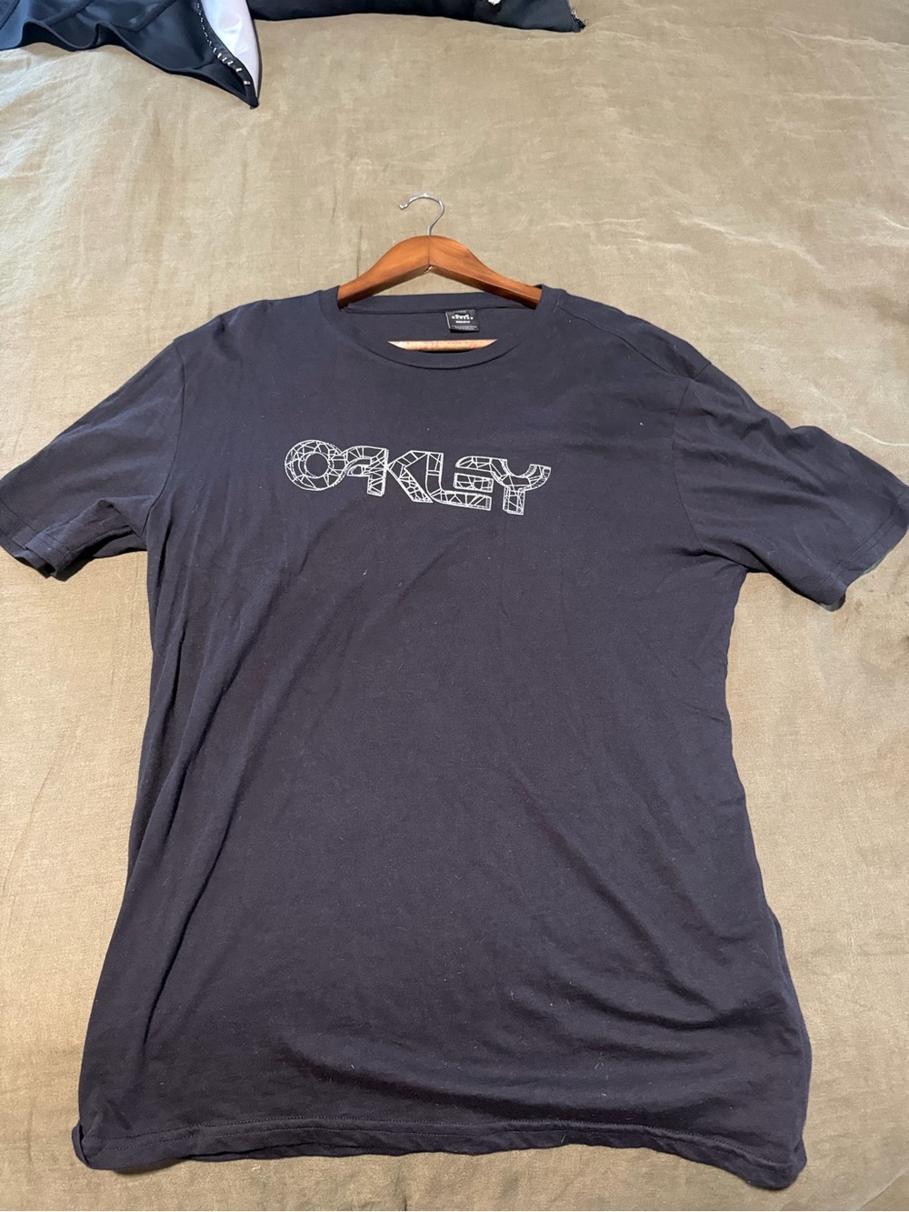Oakley Black Short-Sleeve Graphic Logo Tee